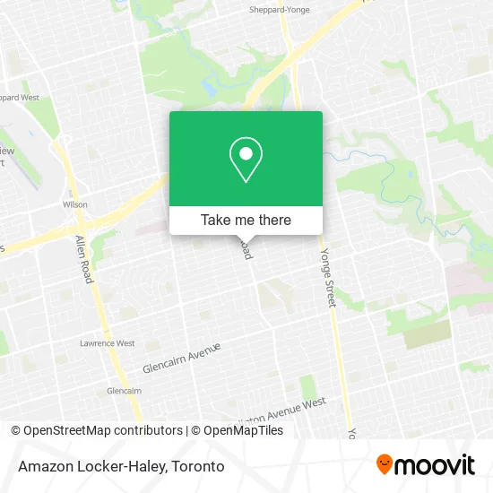 Amazon Locker-Haley map