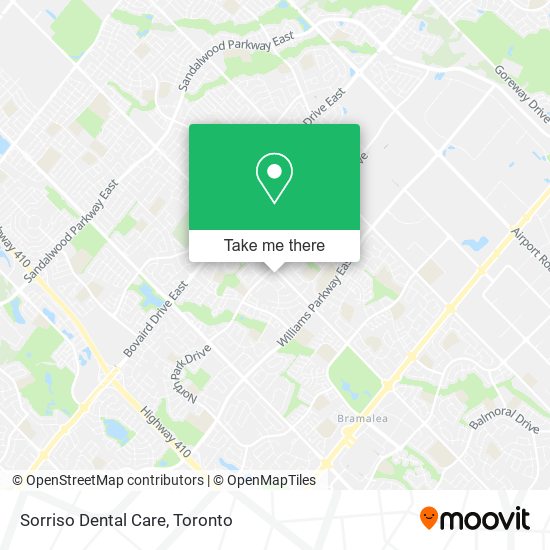 Sorriso Dental Care map