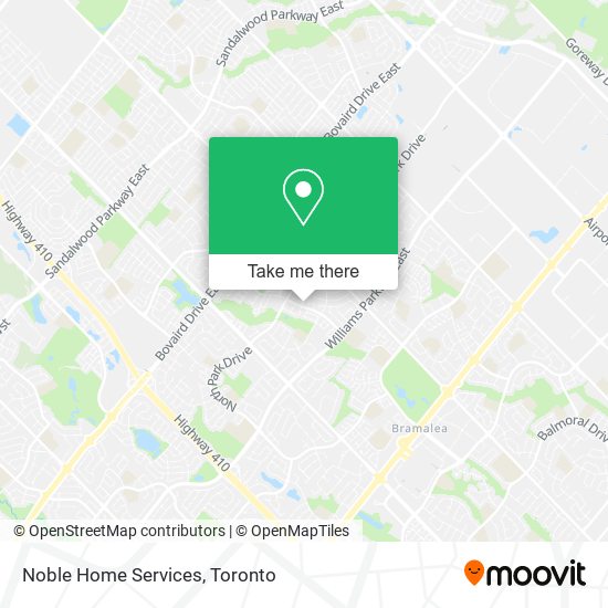 Noble Home Services map
