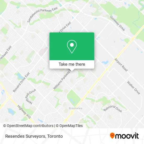 Resendes Surveyors map