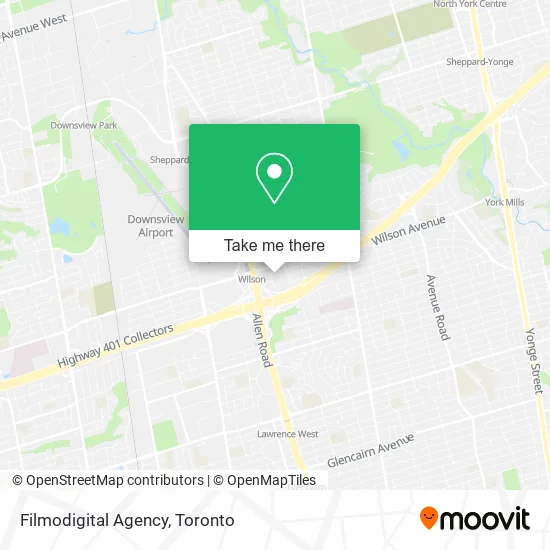 Filmodigital Agency map