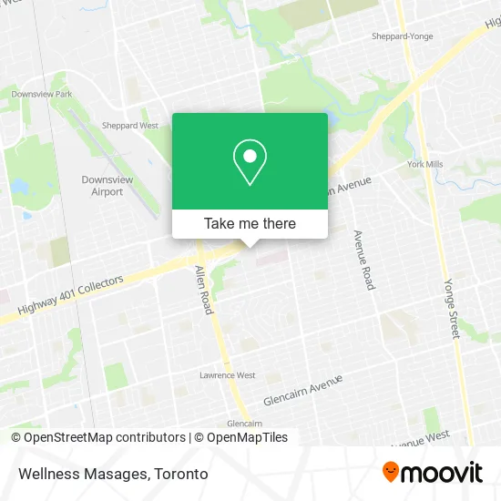 Wellness Masages map