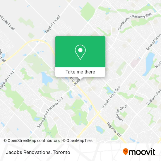 Jacobs Renovations map