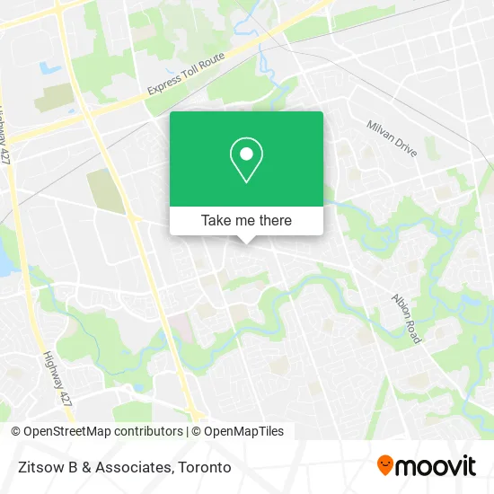 Zitsow B & Associates map