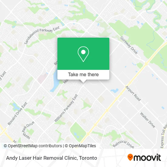 Andy Laser Hair Removal Clinic map