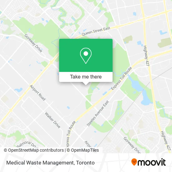 Medical Waste Management map