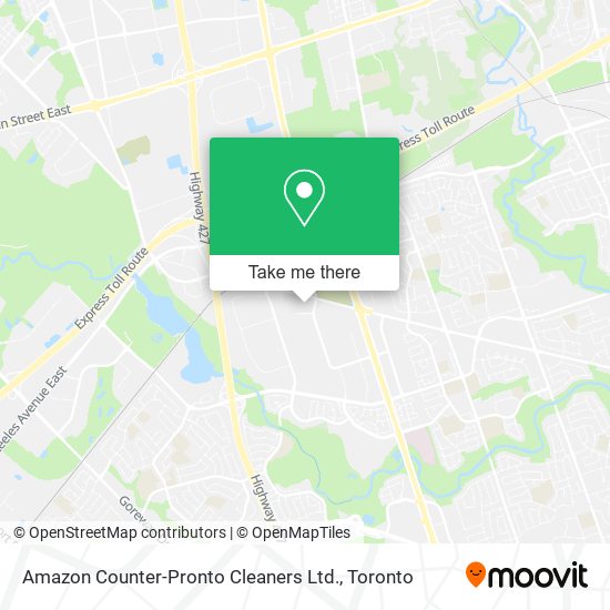Amazon Counter-Pronto Cleaners Ltd. map