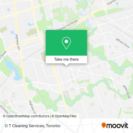 O T Cleaning Services map
