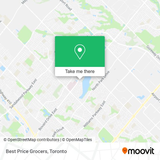 Best Price Grocers map