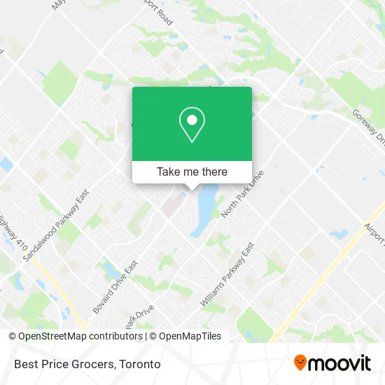 Best Price Grocers map