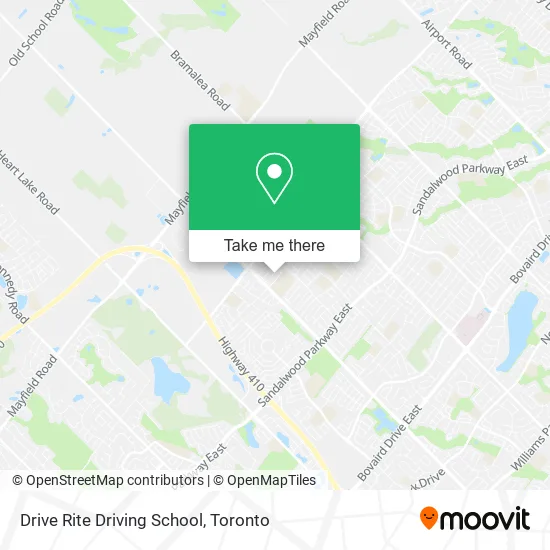 Drive Rite Driving School map