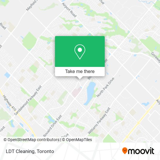 LDT Cleaning map