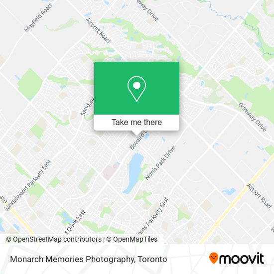 Monarch Memories Photography map