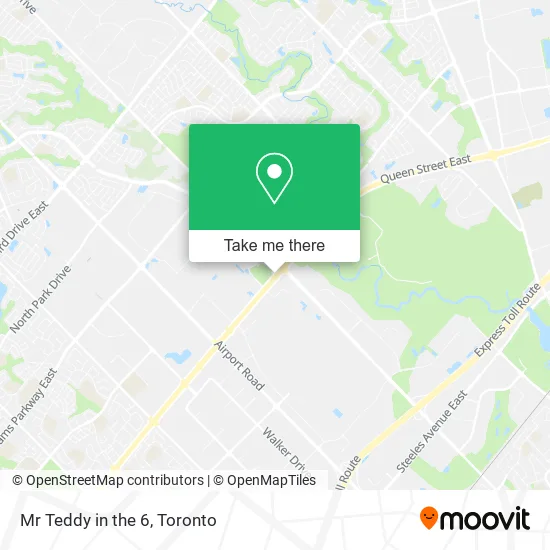 Mr Teddy in the 6 map