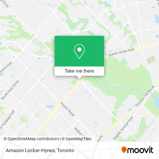 Amazon Locker-Hynes map