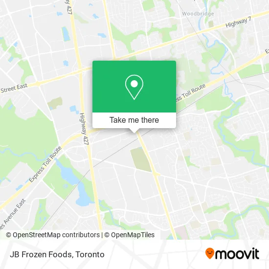 JB Frozen Foods map