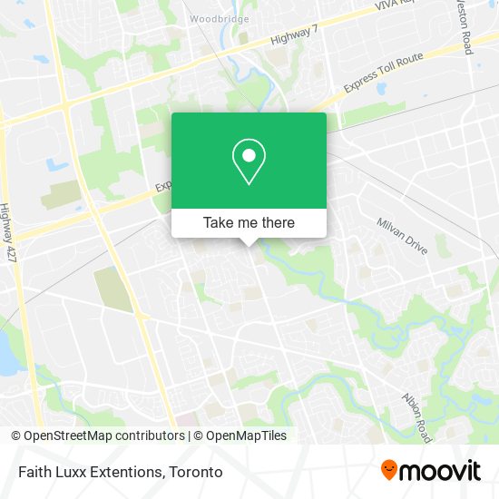 Faith Luxx Extentions map