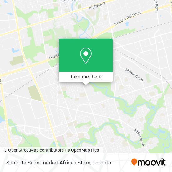 Shoprite Supermarket African Store map
