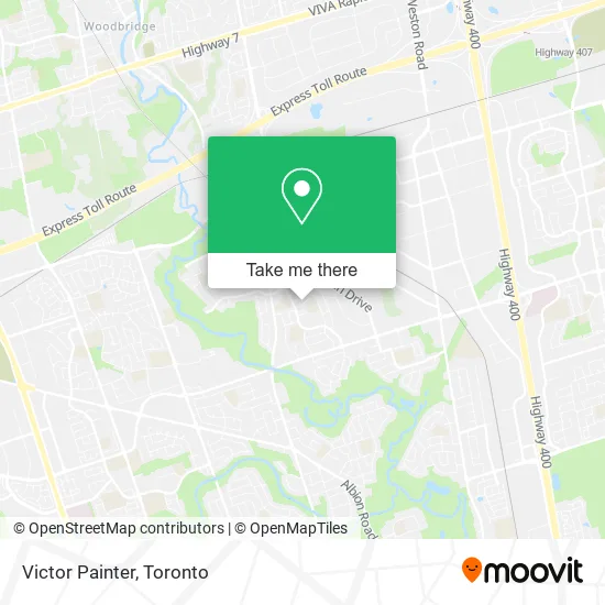Victor Painter map
