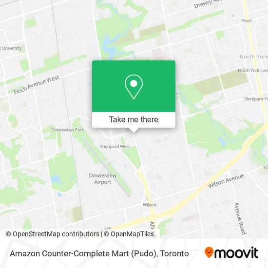 Amazon Counter-Complete Mart (Pudo) map