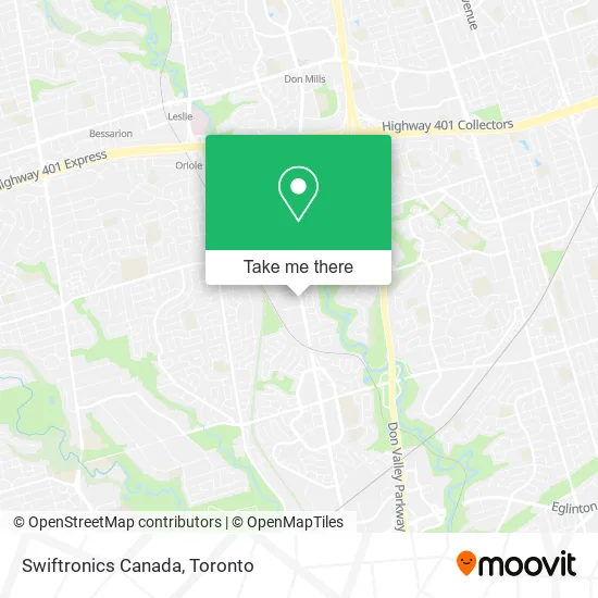 Swiftronics Canada map