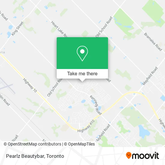 Pearlz Beautybar map