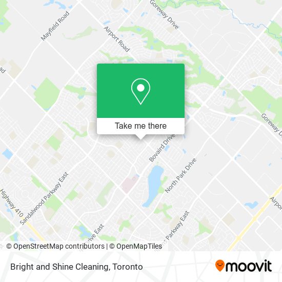 Bright and Shine Cleaning map