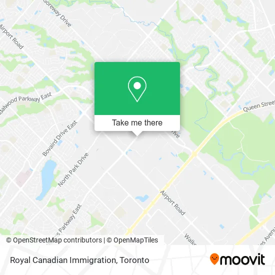 Royal Canadian Immigration map