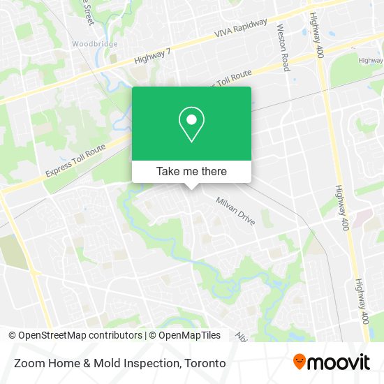 Zoom Home & Mold Inspection map
