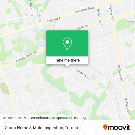 Zoom Home & Mold Inspection map