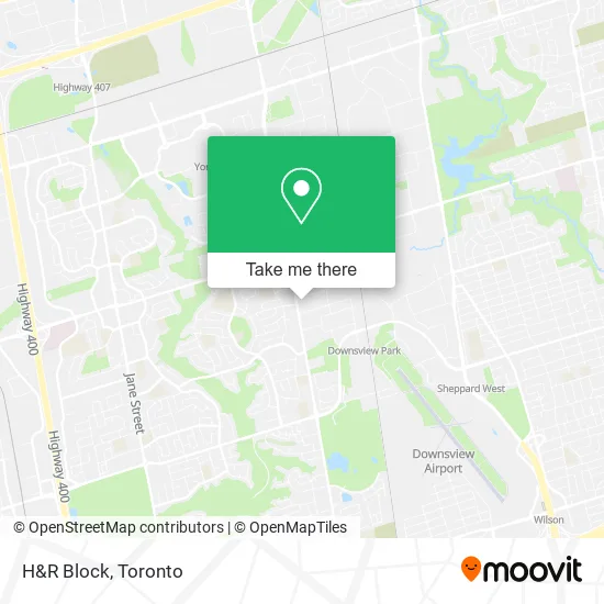 H&R Block map