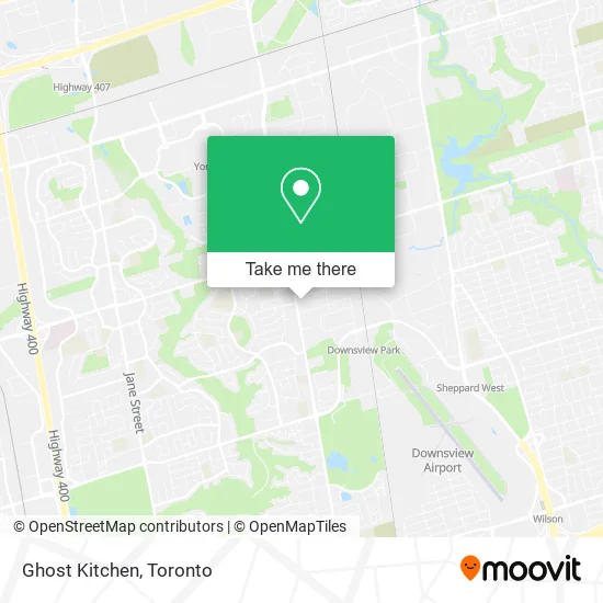 Ghost Kitchen map