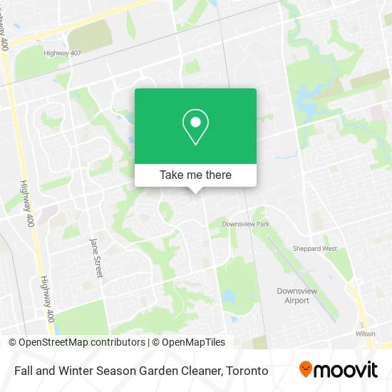 Fall and Winter Season Garden Cleaner map