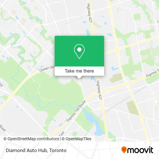 Diamond Auto Hub map