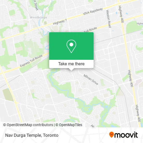 Nav Durga Temple map