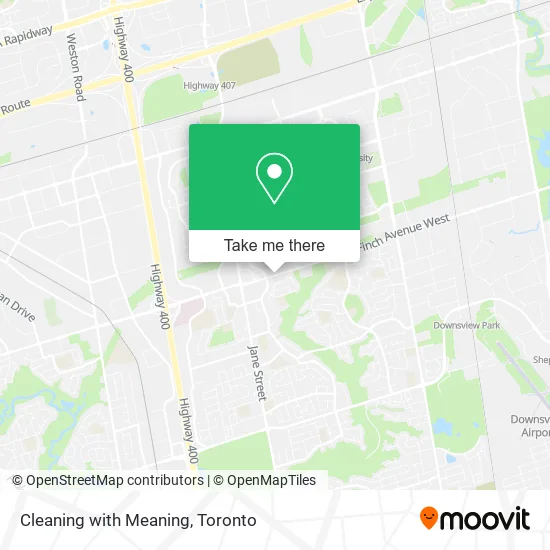 Cleaning with Meaning map