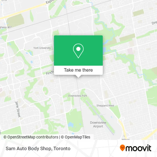 Sam Auto Body Shop map
