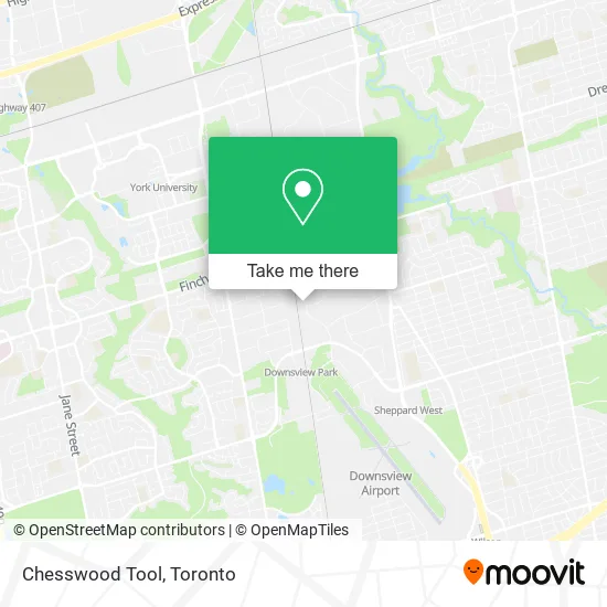 Chesswood Tool map