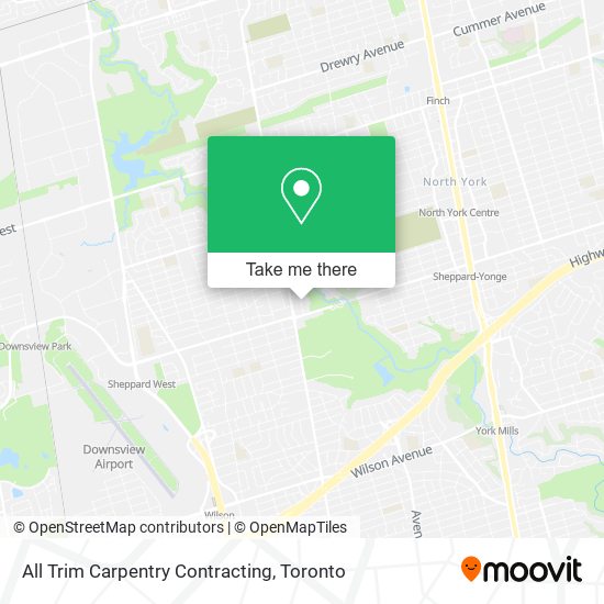 All Trim Carpentry Contracting map