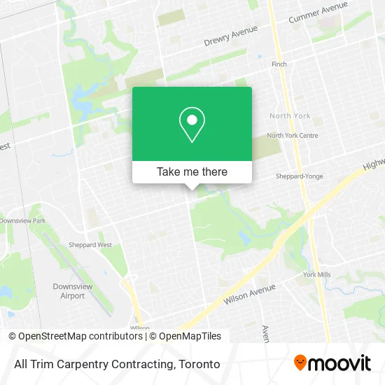 All Trim Carpentry Contracting map