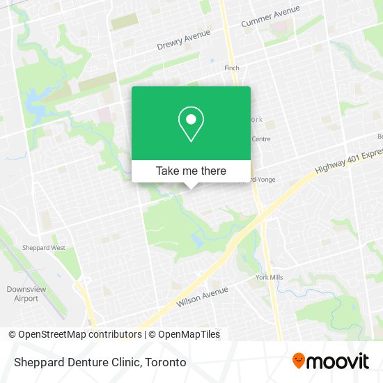 Sheppard Denture Clinic map