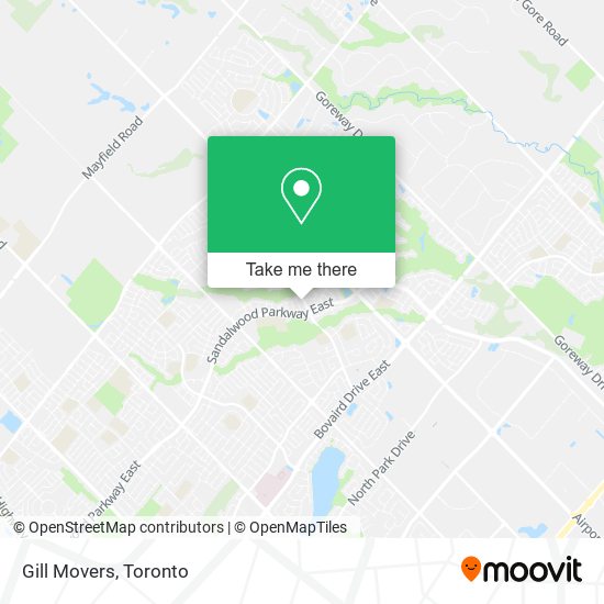 Gill Movers map