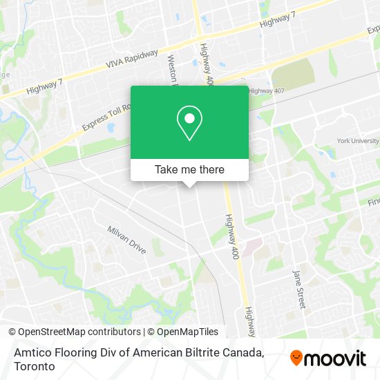 Amtico Flooring Div of American Biltrite Canada map