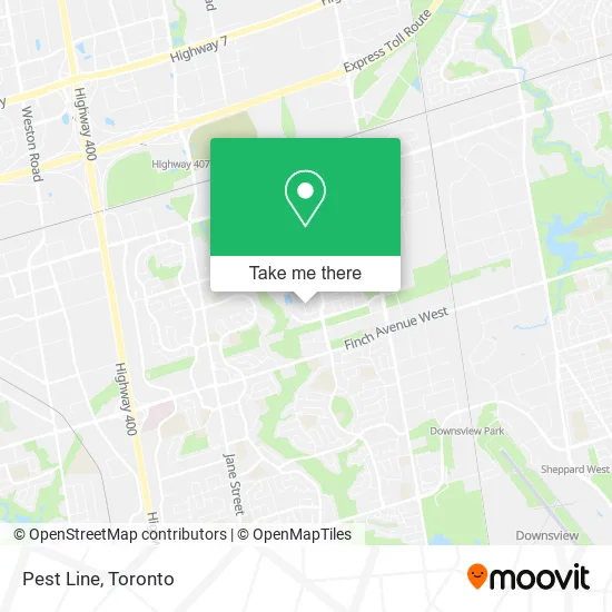 Pest Line map