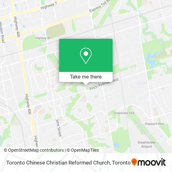 Toronto Chinese Christian Reformed Church map
