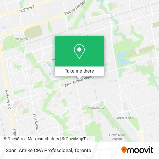 Sanni Amike CPA Professional map