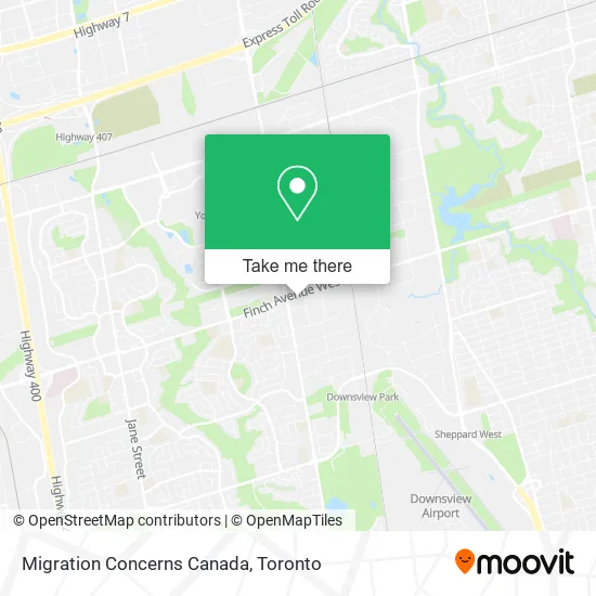 Migration Concerns Canada map