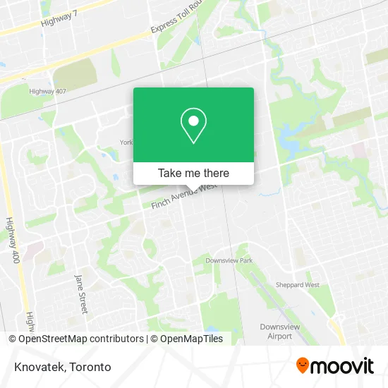 Knovatek map