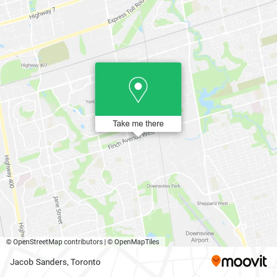 Jacob Sanders map