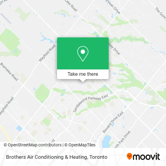 Brothers Air Conditioning & Heating map